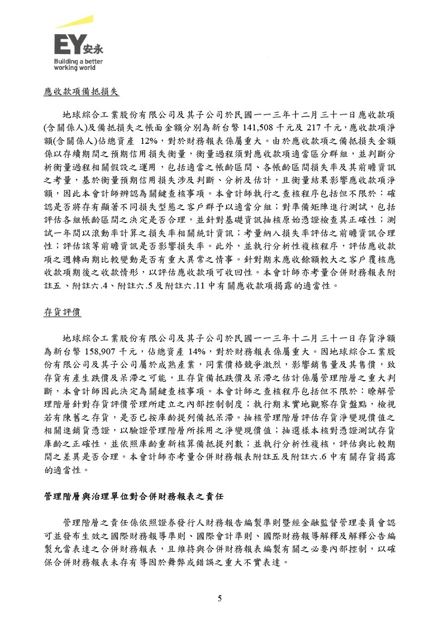 113年第四季合併財務報告