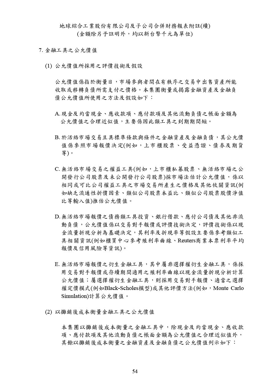 113年第四季合併財務報告