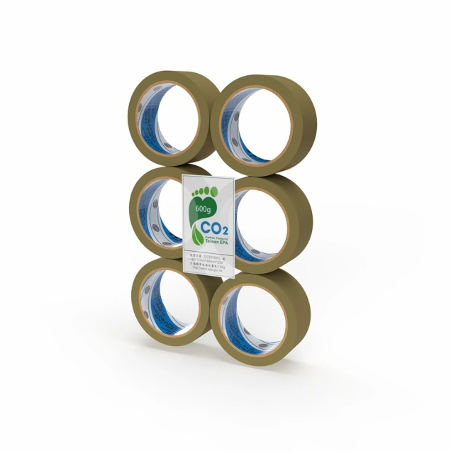 112-碳足跡PVC免刀布紋膠帶 (手撕) 48mm x 12M